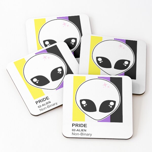Item preview, Pride Alien Non-Binary designed and sold by sasyall.