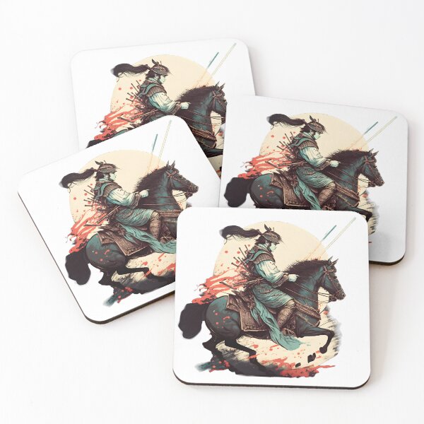 Item preview, A samurai warrior on horseback 3 (w/o BG) designed and sold by Vividy.