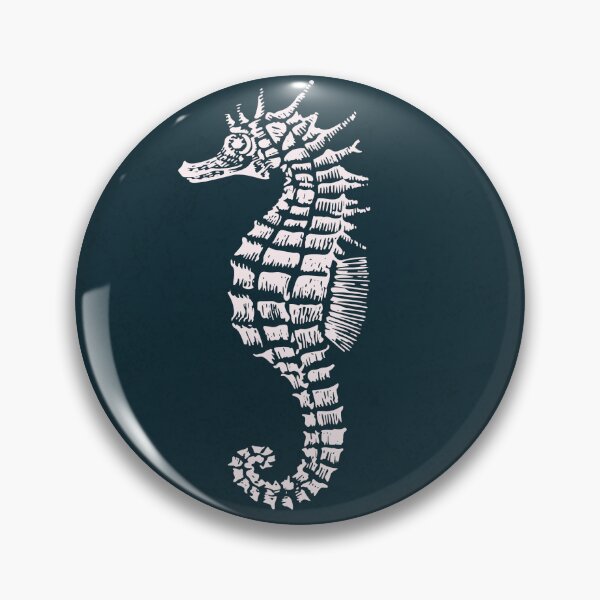 Item preview, nautical seahorse designed and sold by peyton’s pins and such .