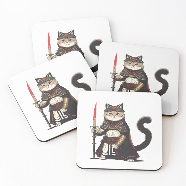 Item preview, Samurai Cat designed and sold by Ideationing.