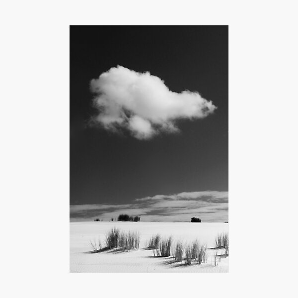 Die weiße Wolke ... Fotodruck