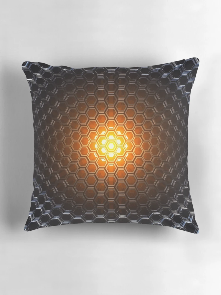 Thumbnail 3 of 4, Pillow, Abstract background pattern designed and sold by nobeastsofierce.