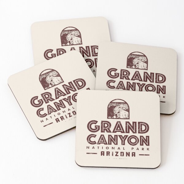 Aperçu de l'œuvre Grand Canyon National Park - Canyons (Brown) créée et vendue par deadmansupplyco.