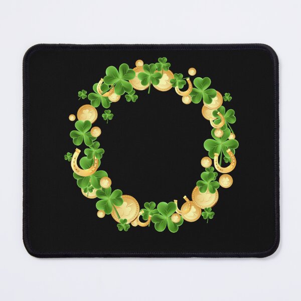 Item preview, Vintage Clover Leaves Garland illustration  designed and sold by garniturex.