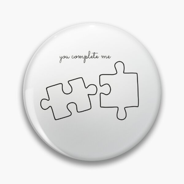 Item preview, You complete me - jigsaw puzzle pieces designed and sold by Marry-me.