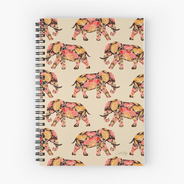 Item preview, Porcelain Floral Elephant – 70s designed and sold by Cat Coquillette.