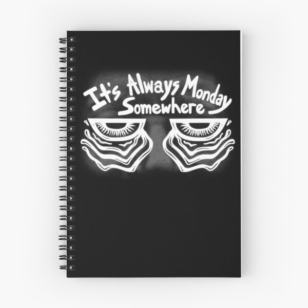 Item preview, It's Always Monday Somewhere With Elderly Background designed and sold by Soaked-N-Bleach.
