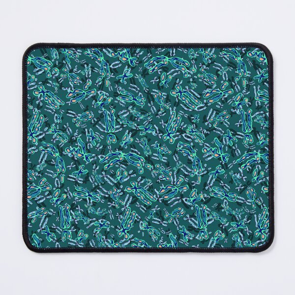 Item preview, Blue Green Chromosome Pattern designed and sold by vividbiology.