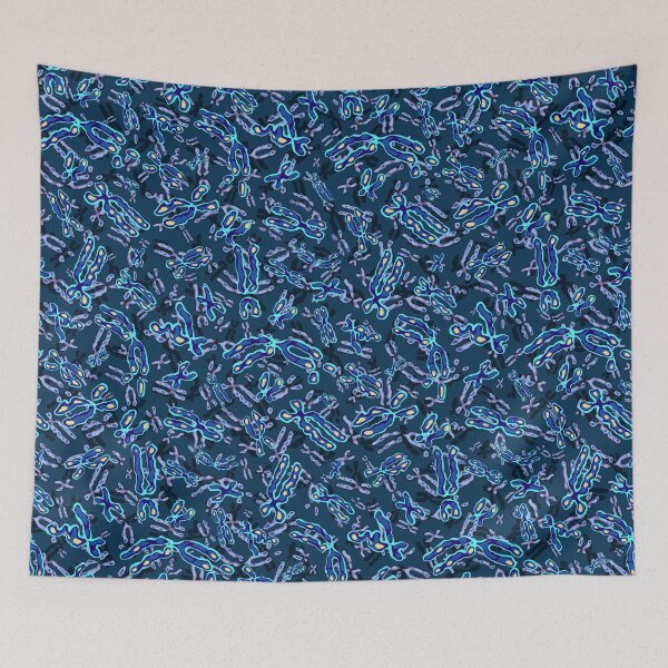 Item preview, Blue Chromosome Pattern designed and sold by vividbiology.
