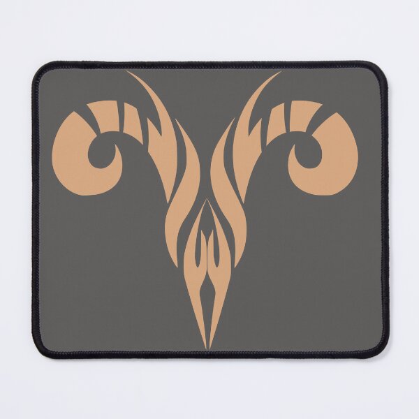 Item preview, Ares Astrology sign symbol in dusty peach designed and sold by September17th.
