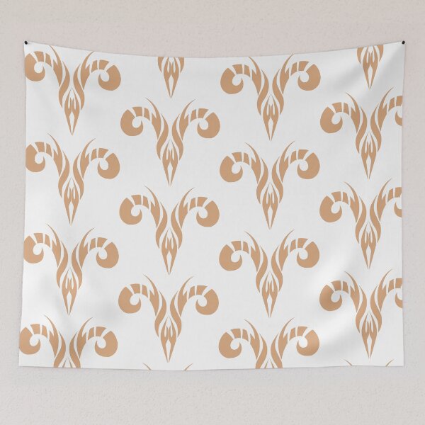Item preview, Ares Astrology sign symbol in dusty peach designed and sold by September17th.