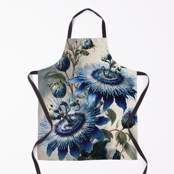 Item preview, Blue Passion Flower  designed and sold by Vanover Designs.