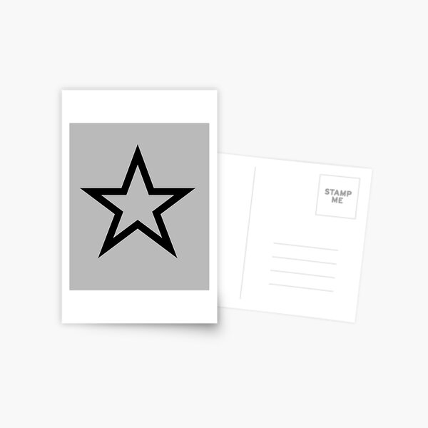 Outline Star stamp - small