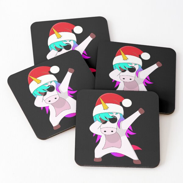 Item preview, Santa Claus unicorn, colorful unicorn, cute unicorn, dabbing unicorn, Christmas designed and sold by SnorbelDesign.