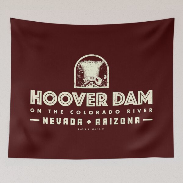 Item preview, Hoover Dam (Tan) designed and sold by deadmansupplyco.