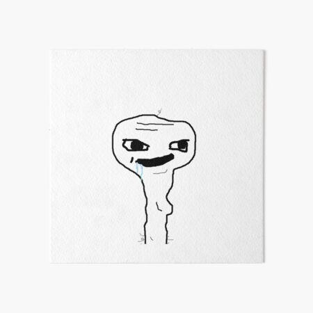 Sad Face Meme Art Board Prints for Sale