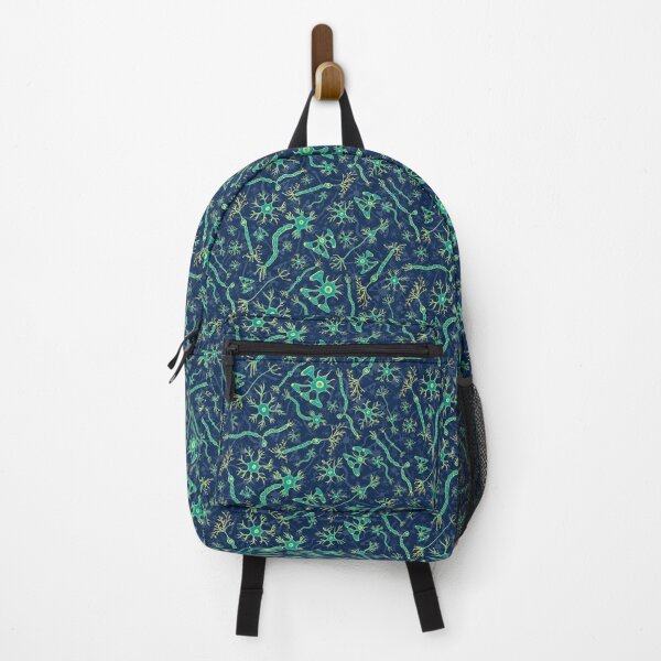 Item preview, Blue Green Central and Peripheral Nervous System Pattern designed and sold by vividbiology.
