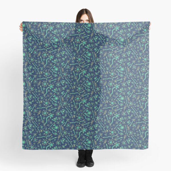 Item preview, Blue Green Central and Peripheral Nervous System Pattern designed and sold by vividbiology.