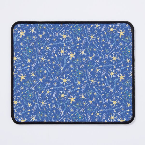 Item preview, Light Blue and Yellow Central and Peripheral Nervous System Pattern designed and sold by vividbiology.