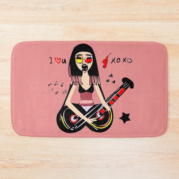 Item preview, "Singing with Style: The Guitarist with a Red and Yellow Touch" designed and sold by FunnyShopGirl.