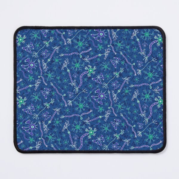 Item preview, Blue Central and Peripheral Nervous System Pattern designed and sold by vividbiology.