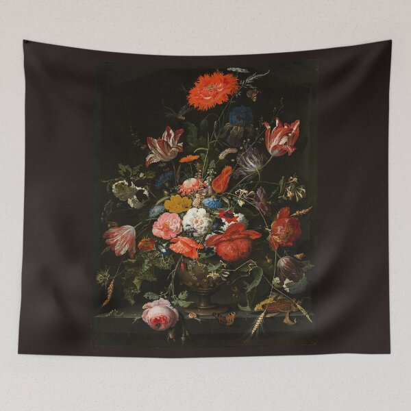 Item preview, Flowers in a Metal Vase designed and sold by Angel-Bee.
