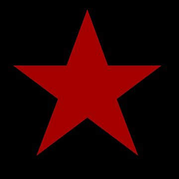 RED STAR - Y2k - Sticker