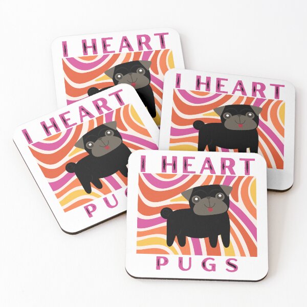 Item preview, I heart Pug Dog Lover designed and sold by Eighty6ix.