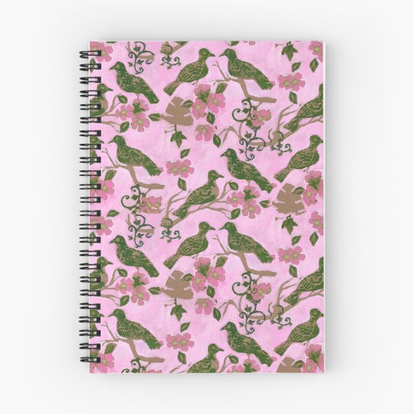Item preview, Chinoiserie Doves in Pink Pattern designed and sold by AMOpainting.