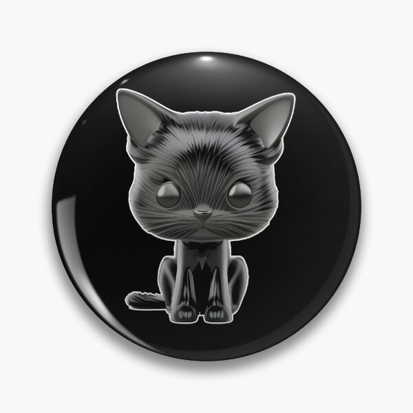 Item preview, Super shiny angry toy black cat  designed and sold by w1ckerman.