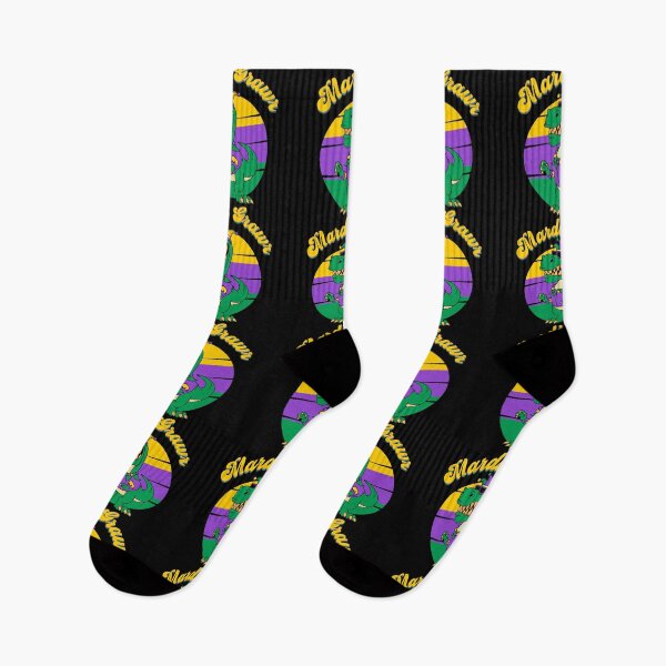 Item preview, Mardi Gras T-Rex Grawr designed and sold by NessiCreates.
