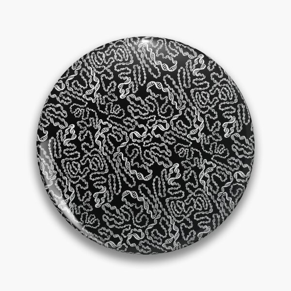 Item preview, Black Continuous DNA Pattern designed and sold by vividbiology.