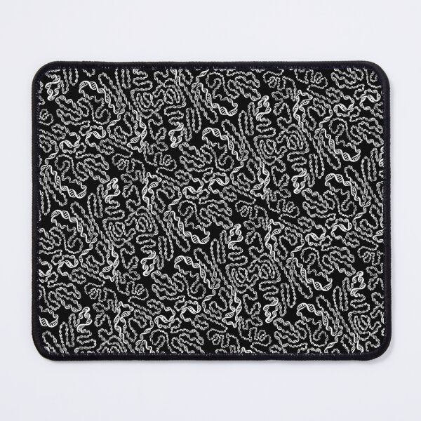 Item preview, Black Continuous DNA Pattern designed and sold by vividbiology.