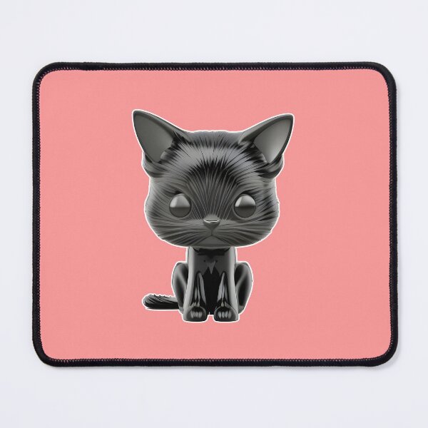 Item preview, Copy of Super shiny angry toy black cat pink designed and sold by w1ckerman.