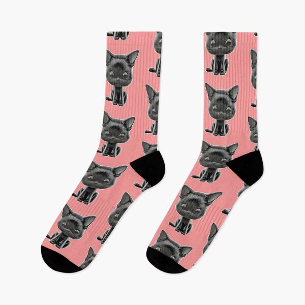 Item preview, Copy of Super shiny angry toy black cat pink designed and sold by w1ckerman.