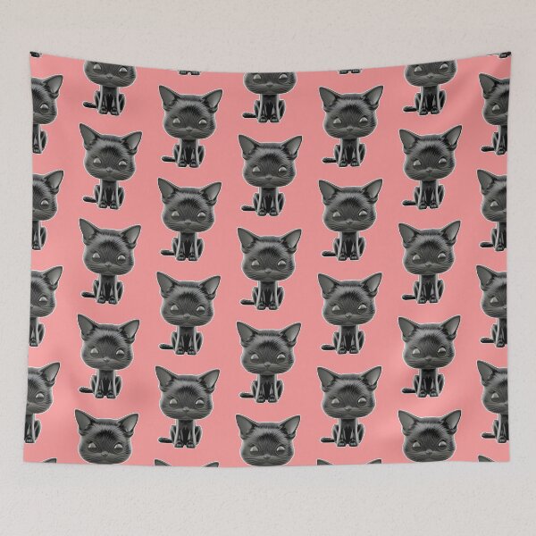 Item preview, Copy of Super shiny angry toy black cat pink designed and sold by w1ckerman.