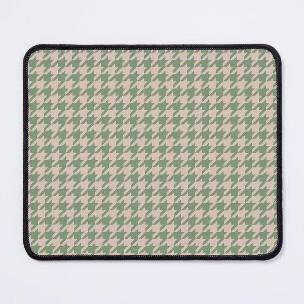Item preview, Sage Green Beige Houndstooth Pattern designed and sold by thelustrous.