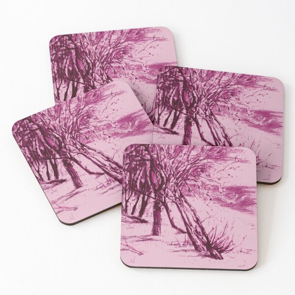 Item preview, Pink Beach Trees designed and sold by LORI DELL.