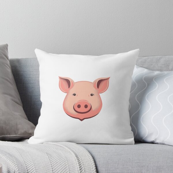 Item preview, funny pink pig head designed and sold by Db Design.
