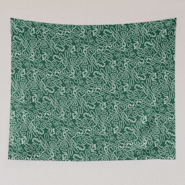 Item preview, Green Continuous DNA Pattern designed and sold by vividbiology.