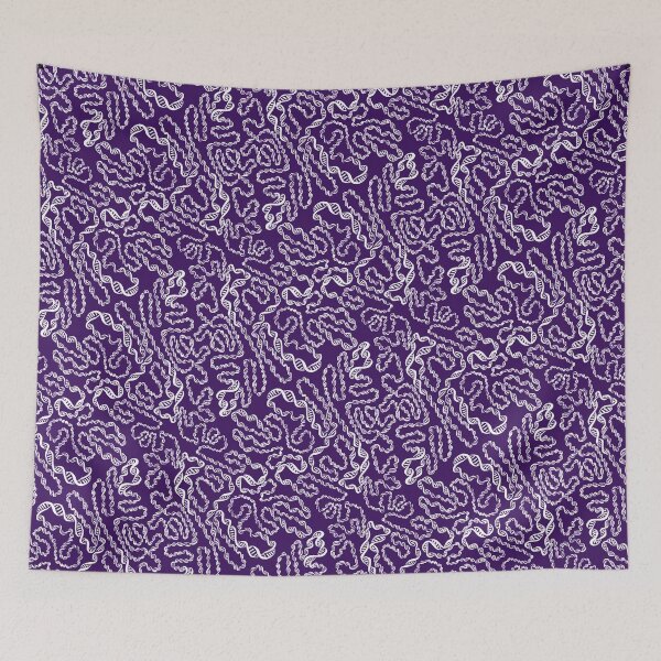 Item preview, Purple Continuous DNA Pattern designed and sold by vividbiology.