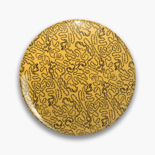 Item preview, Yellow Continuous DNA Pattern designed and sold by vividbiology.