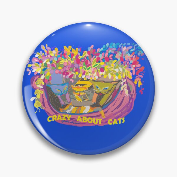 Item preview, I'm crazy about cats designed and sold by Diola Sotelo.