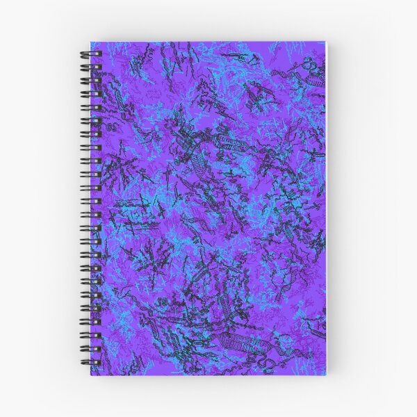 Item preview, Purple and Blue CRISPR Genetic editing Pattern designed and sold by vividbiology.