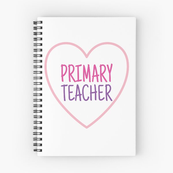 Item preview, Primary Teacher heart outline designed and sold by Think4Prints.