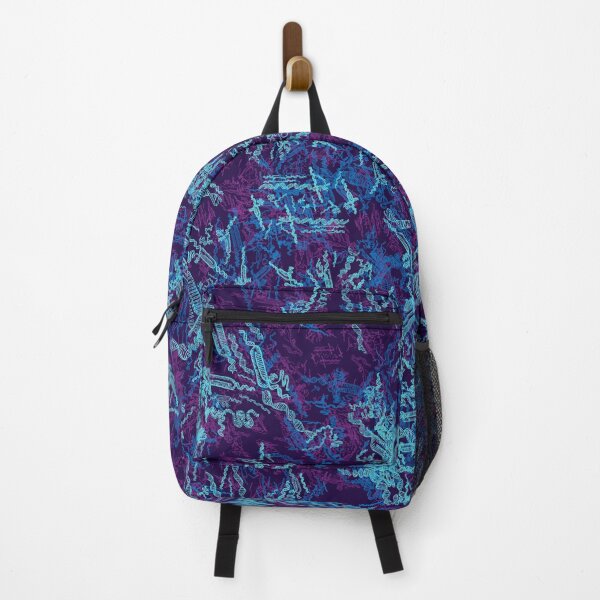 Item preview, Blue and Purple CRISPR Genetic editing Pattern designed and sold by vividbiology.