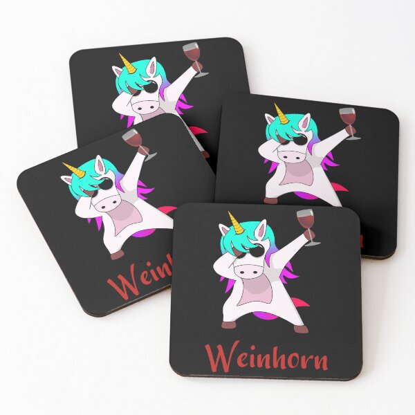 Item preview, Wine horn, wine, dabbing unicorn, unicorn with sunglasses, colorful unicorn, cute unicorn, unicorn designed and sold by SnorbelDesign.