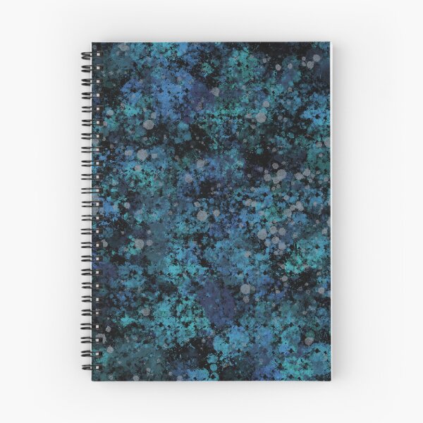 Item preview, Turquoise & Blue Splatter Painting designed and sold by Laceyleigh-0.