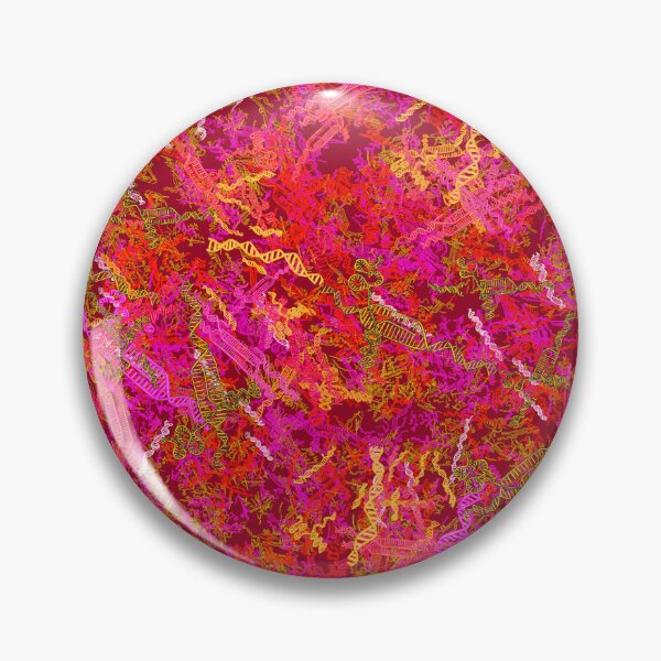 Item preview, Red CRISPR Genetic Editing Pattern designed and sold by vividbiology.
