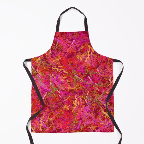 Item preview, Red CRISPR Genetic Editing Pattern designed and sold by vividbiology.